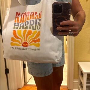 Kamala Harris For a Brighter Future COMMEMORATIVE Tote Bag WOMENS MARCH